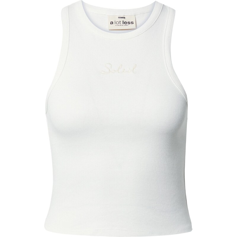 A LOT LESS Top Simona béžová / šedobiela 54246599