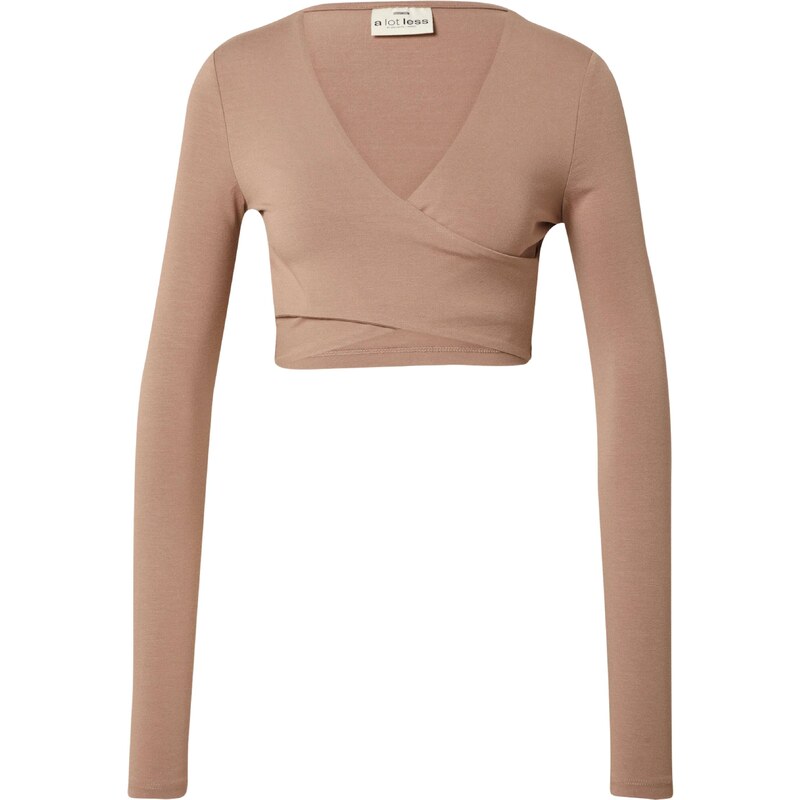 A LOT LESS Tričko Ivana svetlohnedá 40728514