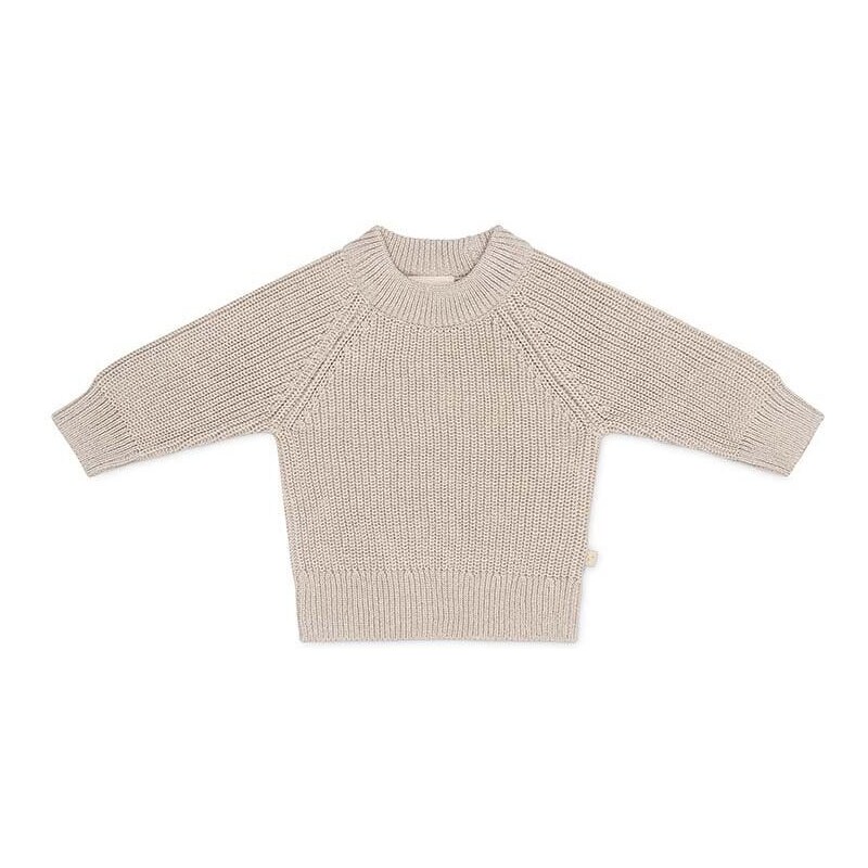 Detský bavlnený sveter That's mine FLO50 béžová farba, FLO
