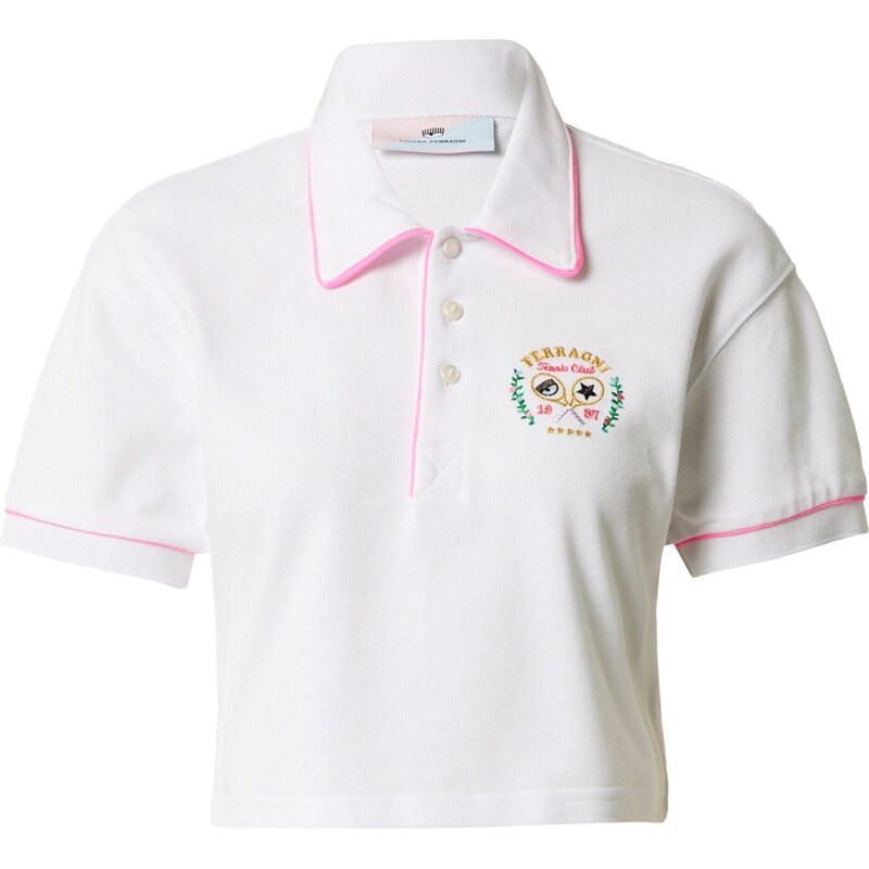 Chiara Ferragni Tričko BIFO žltá / zelená / svetloružová / biela 58421370