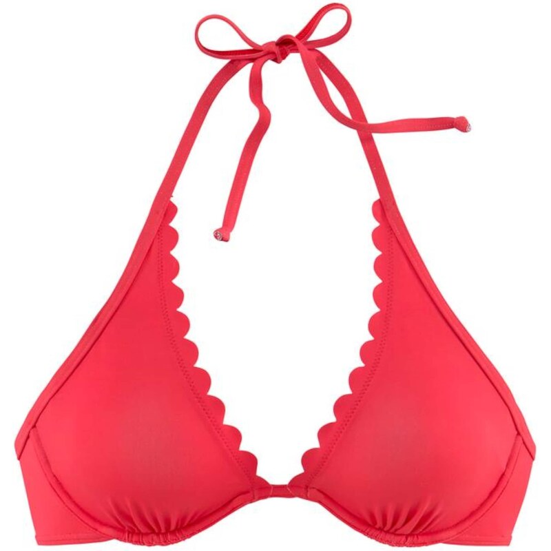 LASCANA Bikinový top Scallop grenadínová 54223425