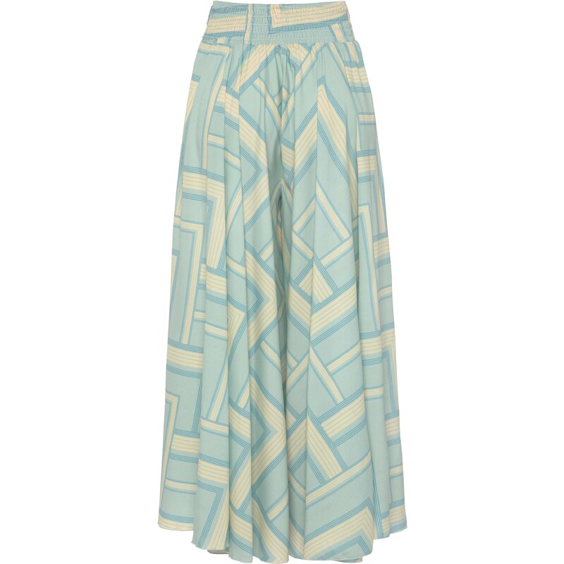 LASCANA Nohavice svetložltá / mätová 54444545