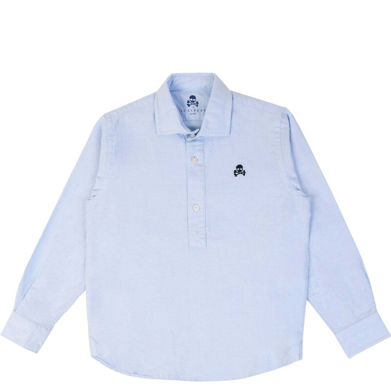 Scalpers Košeľa svetlomodrá / čierna 54243185