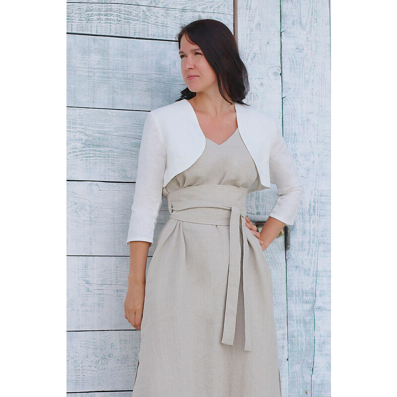 Krátke bolerko Lotika zo 100% konope 40627834