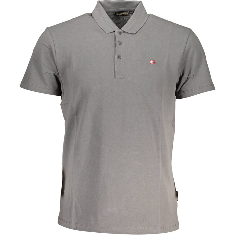 Šedé pánske polo tričko Napapijri 64709755