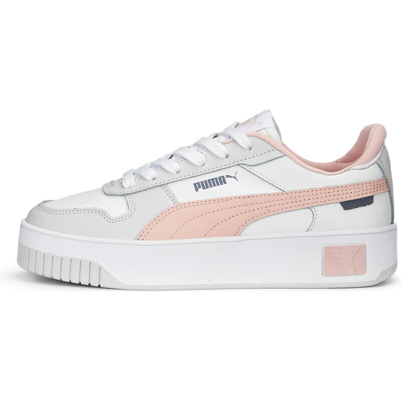 PUMA Nízke tenisky Carina svetlosivá / ružová / biela 64426750
