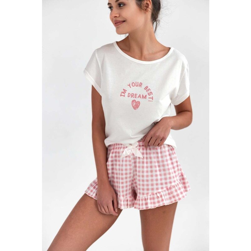 Sensis Ružovo-smotanový pyžamový set Keyla