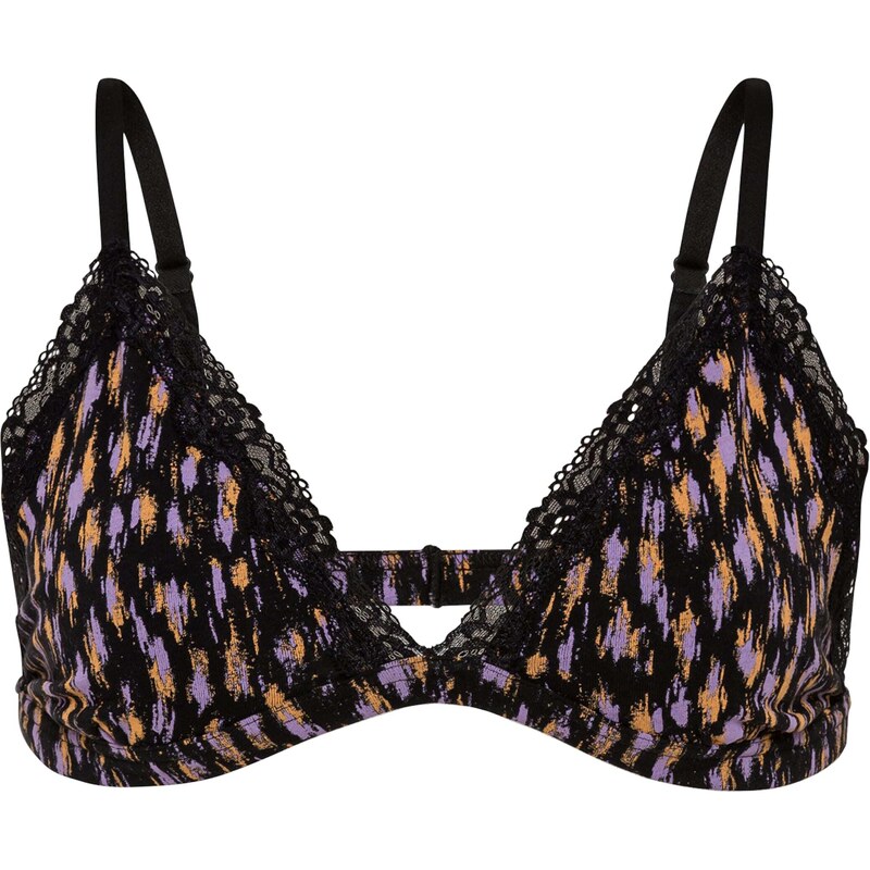 LSCN by LASCANA Podprsenka svetlofialová / svetlooranžová / čierna 57261226