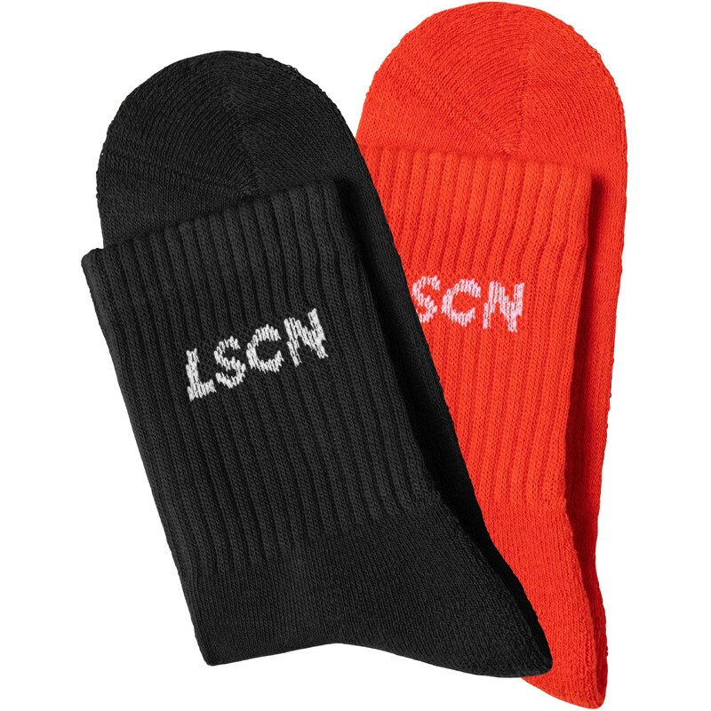 LSCN by LASCANA Ponožky červená / čierna / biela 57017107