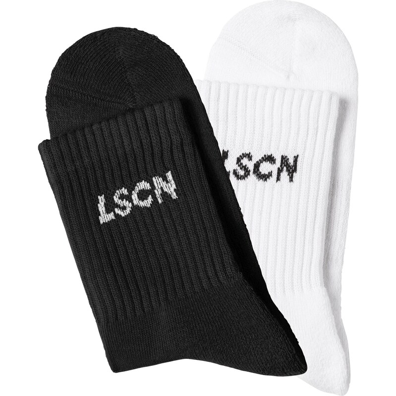 LSCN by LASCANA Ponožky čierna / biela 67284678