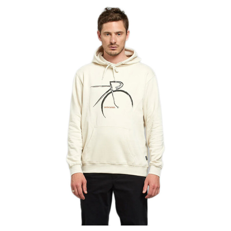 Dedicated Hoodie Falun Side Bikes Oat White 65397722