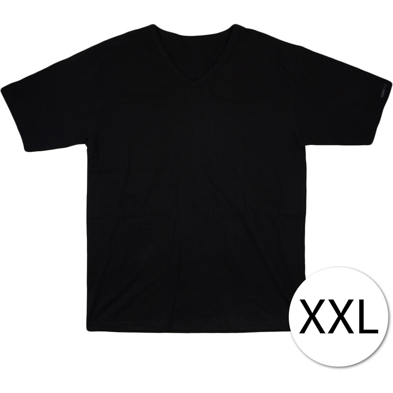 Cornette 1424 Dámske tričko s krátkym rukávom XXL, čierna