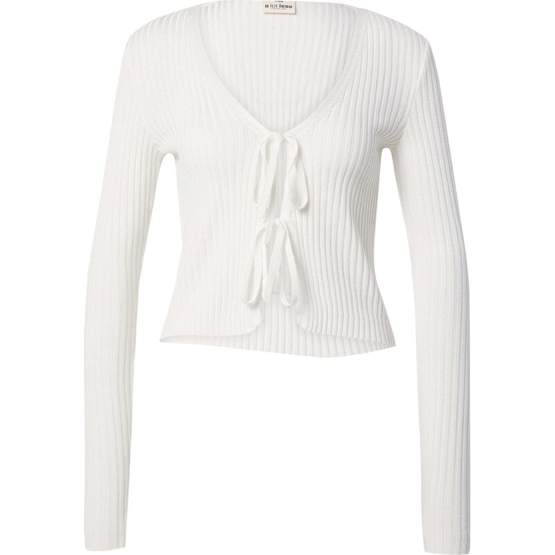 A LOT LESS Kardigán Nele šedobiela 54631157