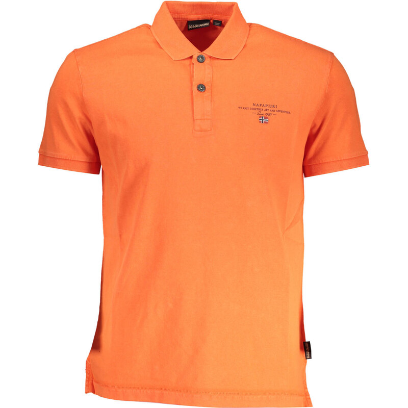 Oranžové pánske polo tričko Napapijri 64711998