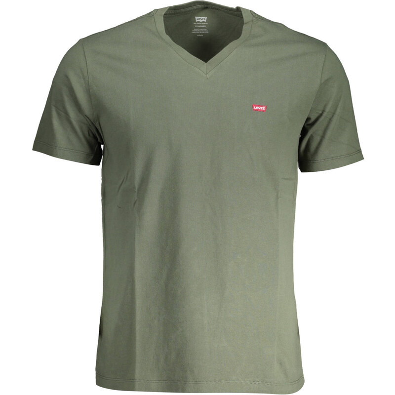 Zelené pánske tričko LEVIS s krátkym rukávom 64708191