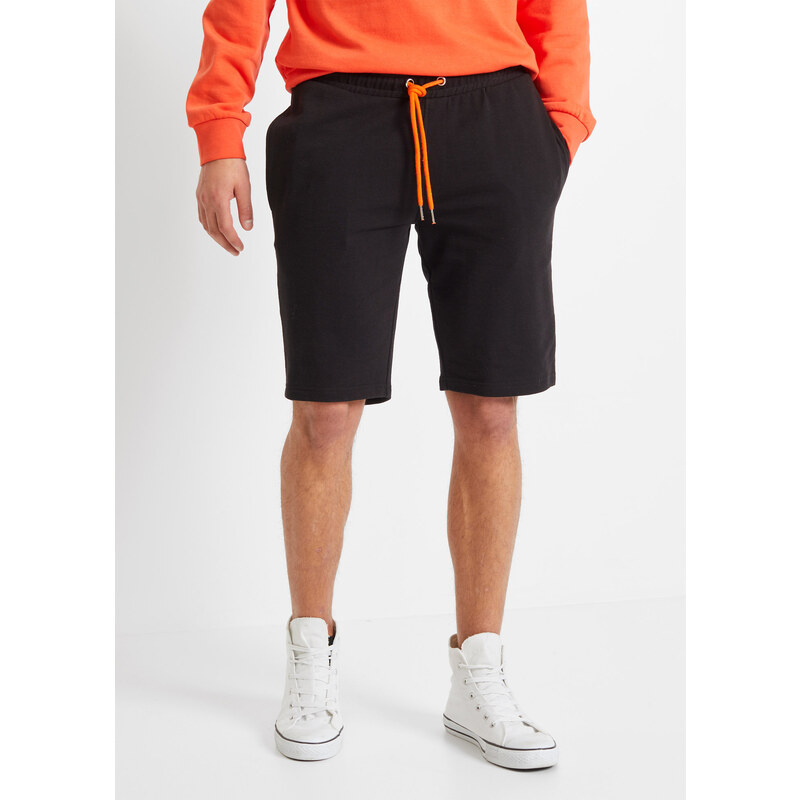 bonprix Bavlnené bermudy z čistej bavlny, farba čierna 53445994
