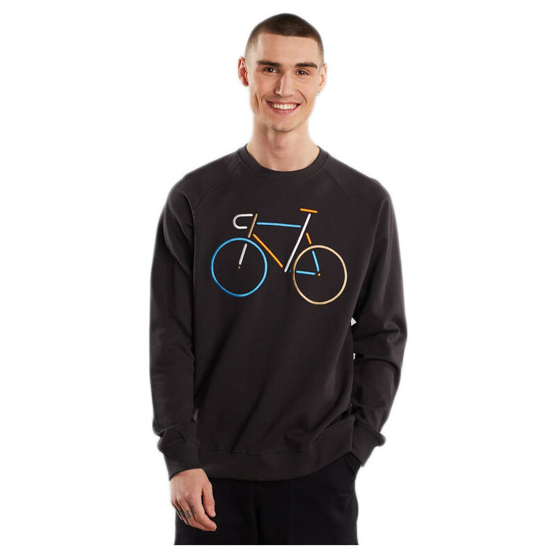 Dedicated Sweatshirt Malmoe Color Bike Charcoal 65397719