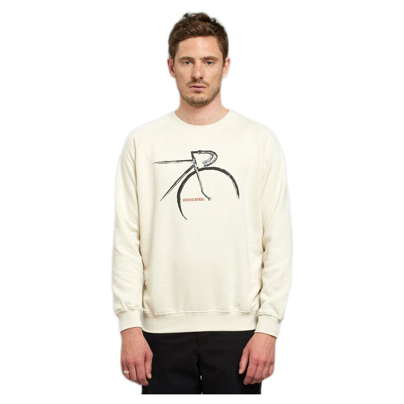 Dedicated Sweatshirt Malmoe Side Bikes Oat White 65397720