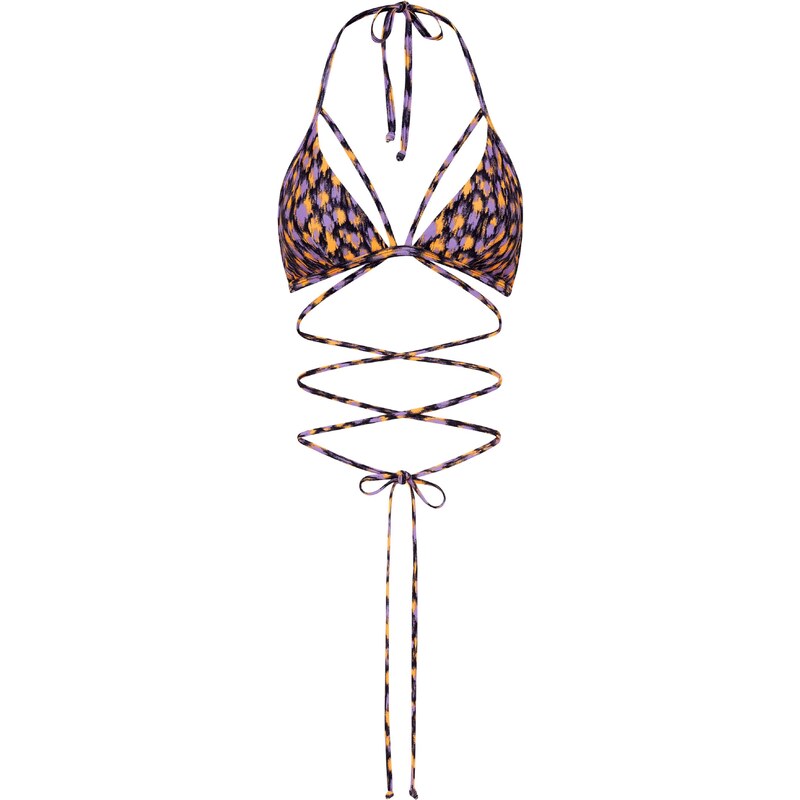 LSCN by LASCANA Bikinový top Lavista fialová / oranžová / čierna 54246730