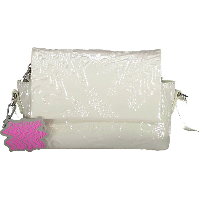 Štýlová Dámska Kabelka DESIGUAL 22X15X8cm Biela 65997304