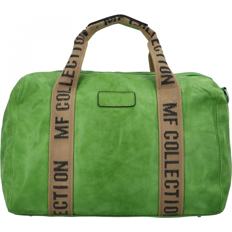 MaxFly Cestovná dámska koženková kabelka Gita, zelená 66563319