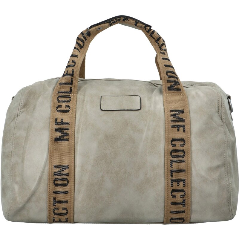 MaxFly Cestovná dámska koženková kabelka Gita, sivá 66562687