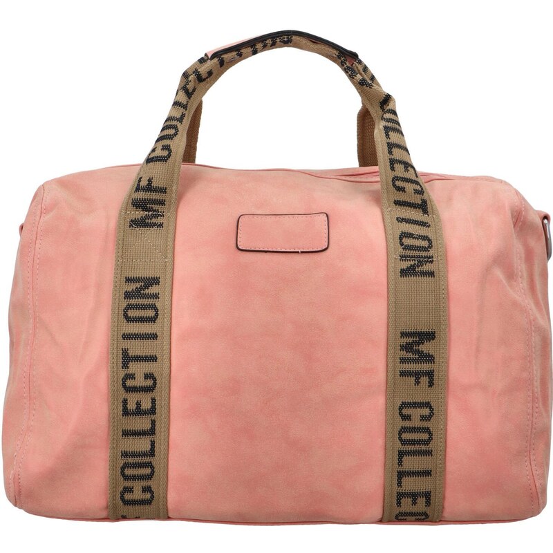 MaxFly Cestovná dámska koženková kabelka Gita, ružová 66563320