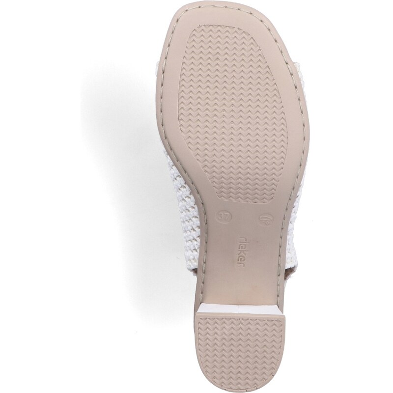 Dámske sandále RIEKER 64772-80 biela S4