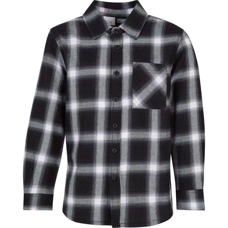 Urban Classics Košeľa antracitová / čierna / biela 40795320