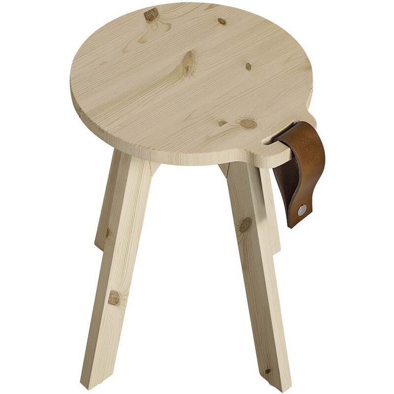 KARUP DESIGN Príručný stolík z borovicového dreva Country Clear lacquered