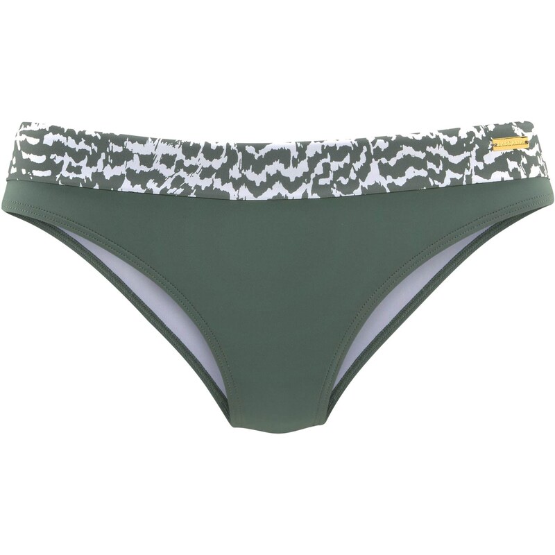 LASCANA Bikinové nohavičky olivová / biela 54244264