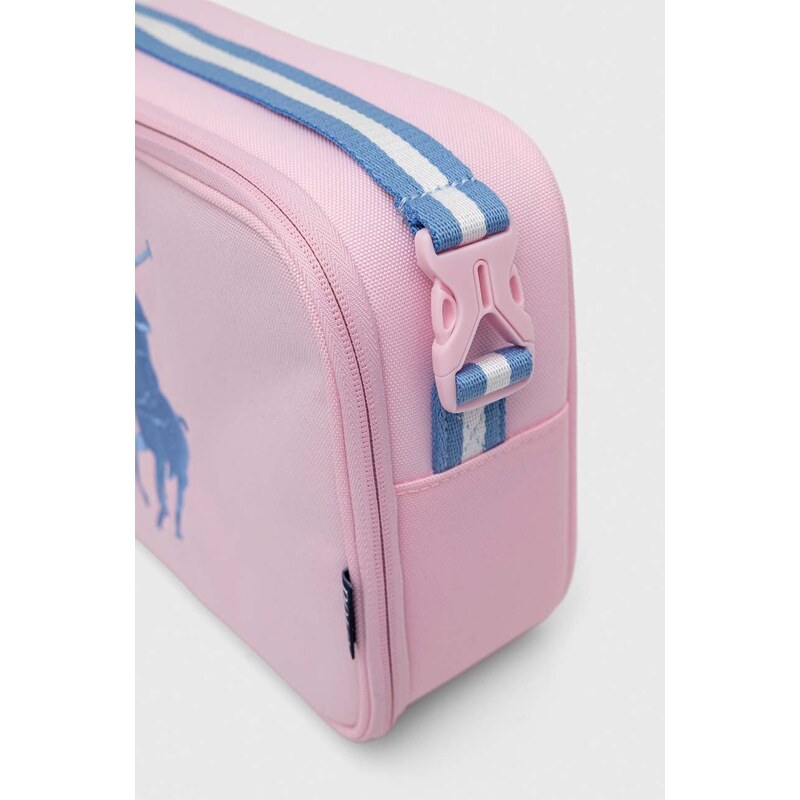 Detská taška na jedlo Polo Ralph Lauren ružová farba