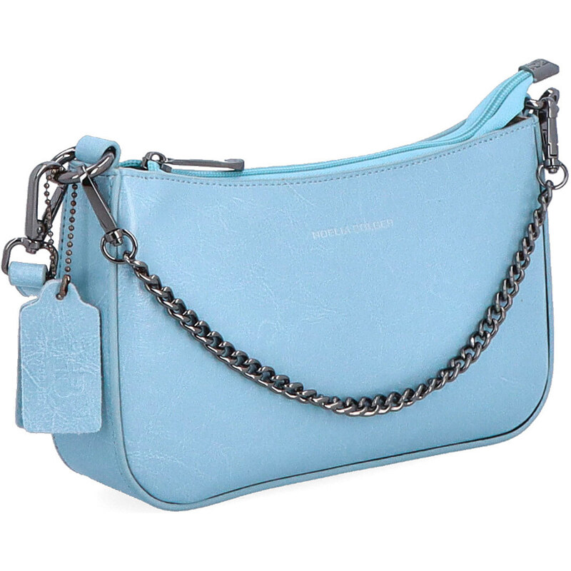 Kožená kabelka do ruky Noelia Bolger modrá NB 0084 SM 64019873