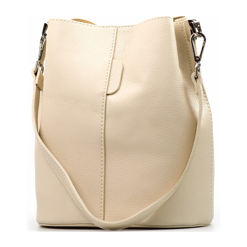 Blaire Kožená kabelka Nita béžová 64987798