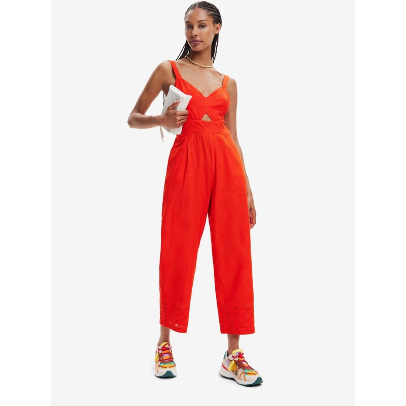 Red Desigual Sandall Womens Overall - Women