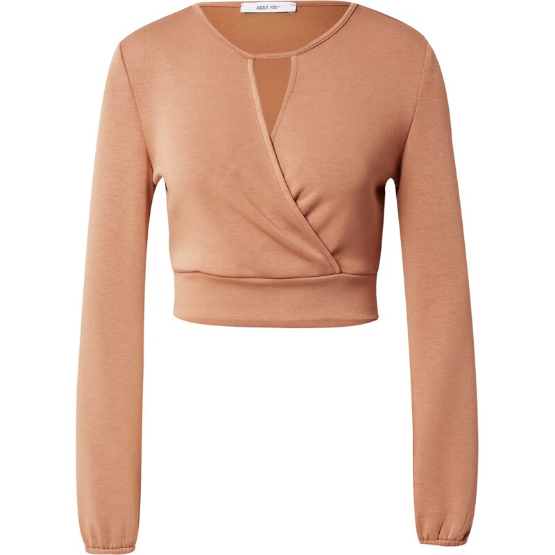 ABOUT YOU Tričko Rebecca svetlohnedá 54243906