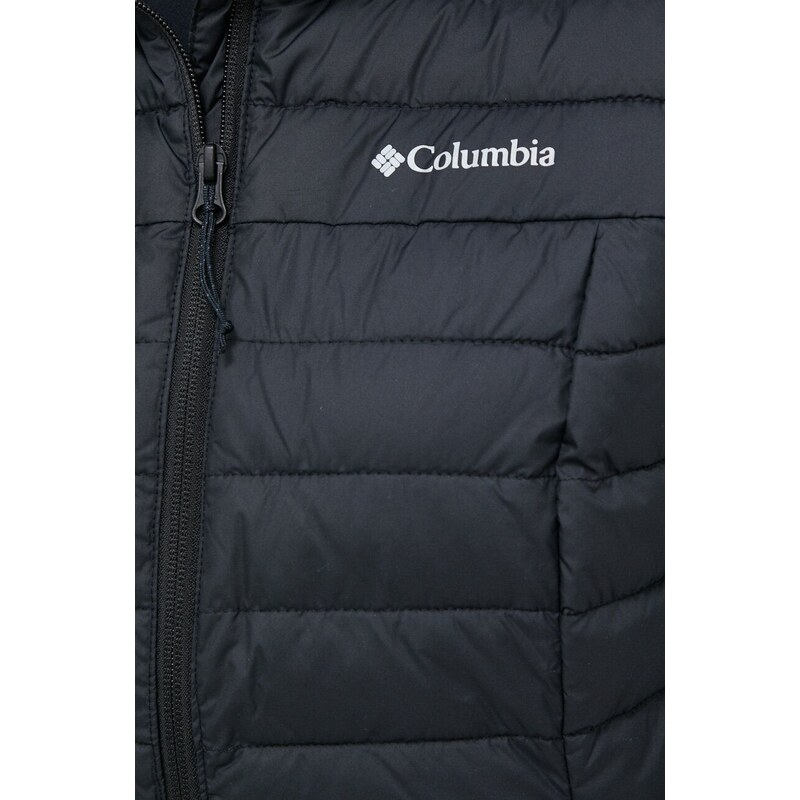 Športová bunda Columbia Silver Falls čierna farba, 2034864