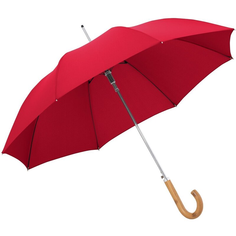 Doppler MIA Vienna Long AC - holový vystreľovací dáždnik červená