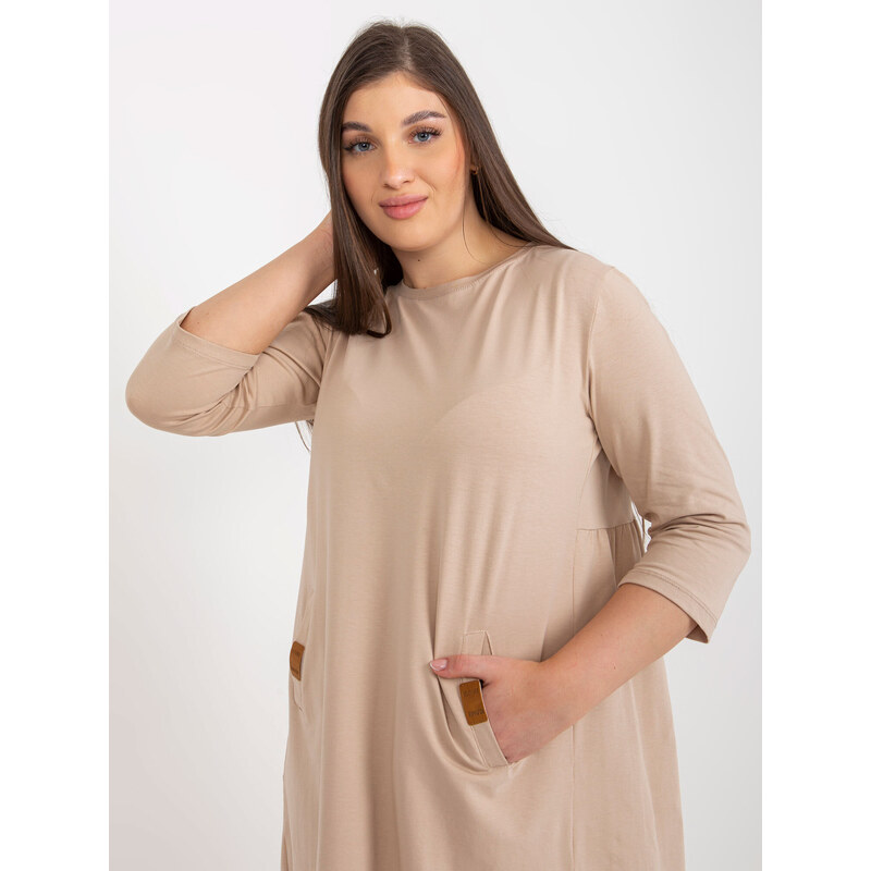 RELEVANCE Dress-RV-SK-6274.36P-camel 64683810