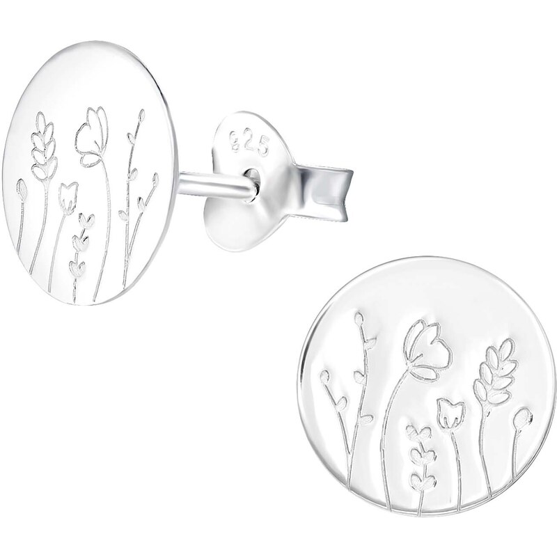 Olivie Strieborné náušnice LUČNÉ KVIETI 7383 40862886