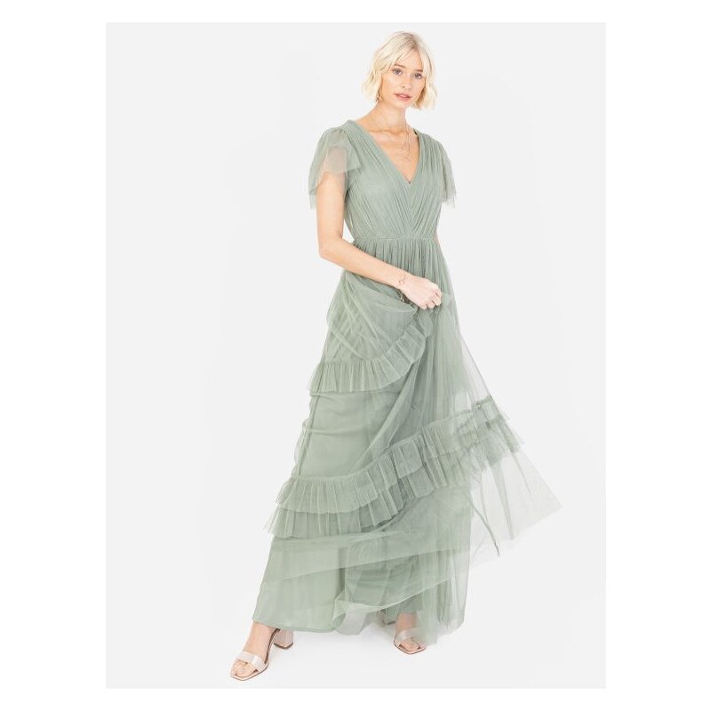 Anaya zelené maxi šaty 40851251