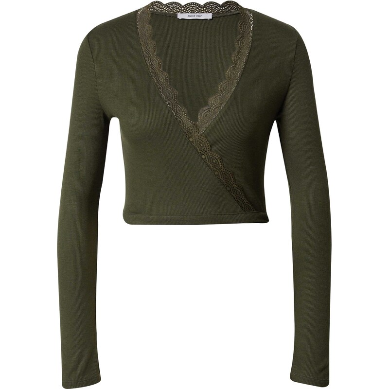 ABOUT YOU Tričko Luise kaki 54247026