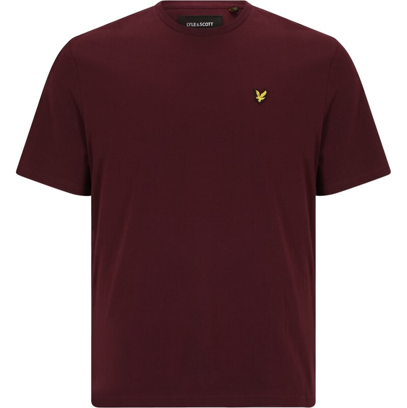 Lyle & Scott Big&Tall Tričko burgundská 67790055