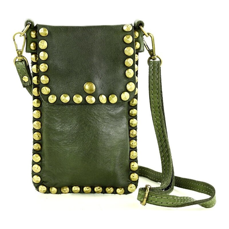 GENUINE LEATHER MARCO MAZZINI Kožené puzdro na doklady a mobil | 40873627