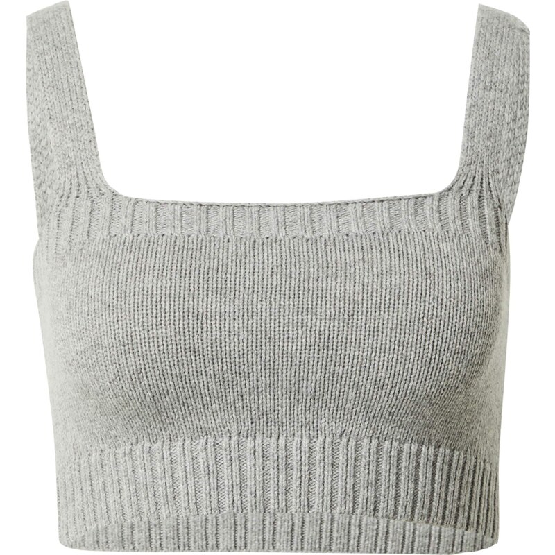 florence by mills exclusive for ABOUT YOU Vyšívaný top Spruce Up sivá 54247057
