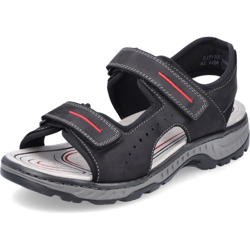 Pánske sandále RIEKER 21760-00 čierna S4