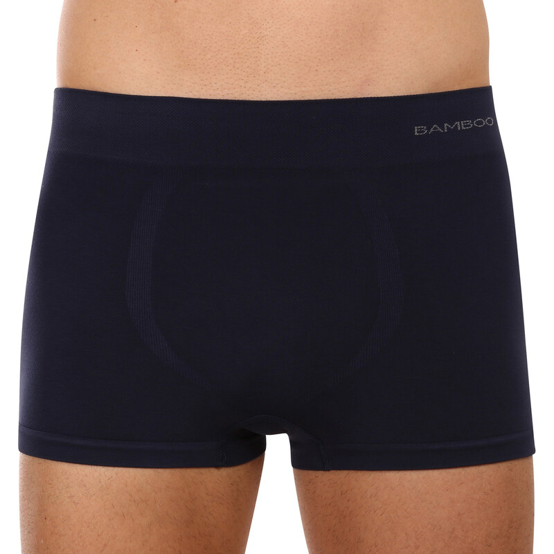 Pánske boxerky Gino bezšvové bambusové modré (53005) 32091126