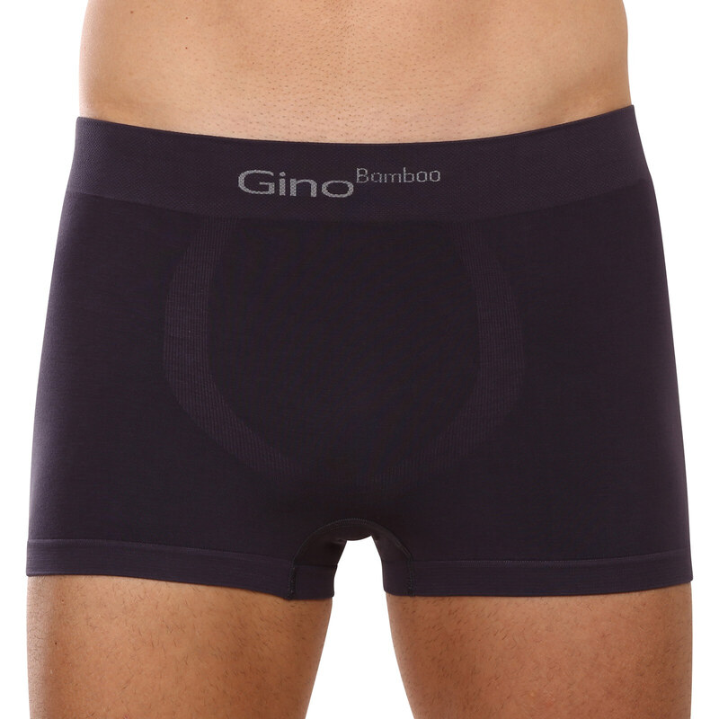 Pánske boxerky Gino bezšvové bambusové sivé (53004) 3966531