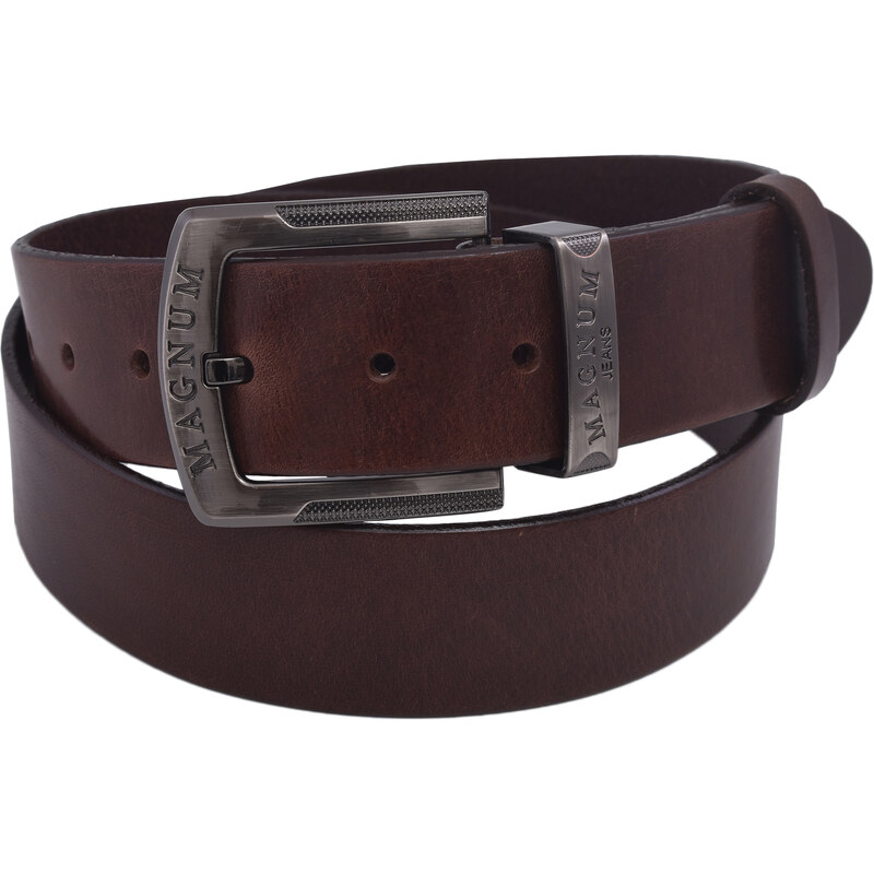 Mercucio Pánsky kožený opasok 740-40-86 tmavohnedý hladký pracka 64508194