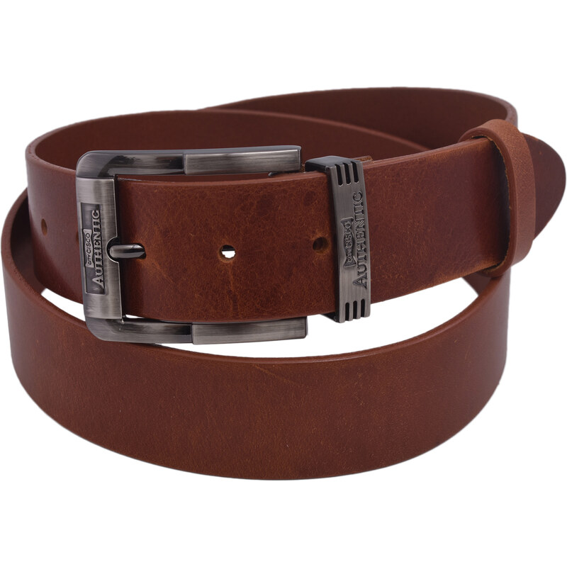 Mercucio Pánsky kožený opasok 740-40-75 koňak hladký pracka Authentic 64508183